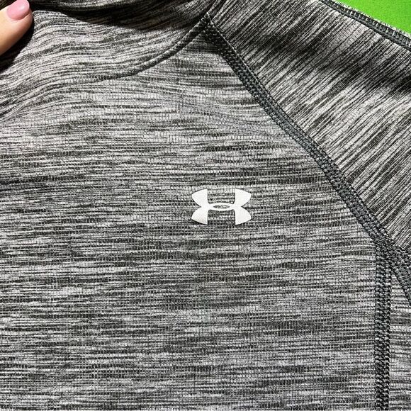 Under Armour Women’s Cold Gear Fitted Turtleneck Top Gray Size Small - Picture 3 of 4
